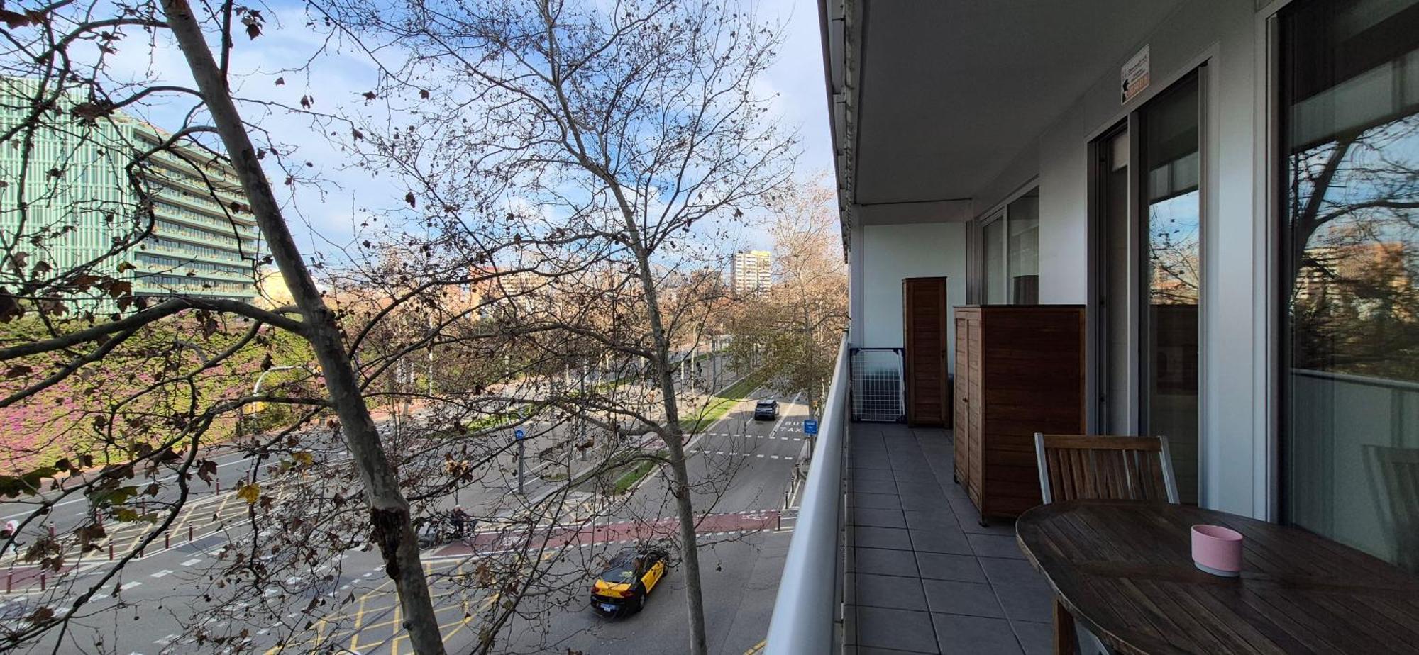 Apartamento En Avenida Diagonal - Torre Glorias - Angeles Terraza Барселона Екстер'єр фото